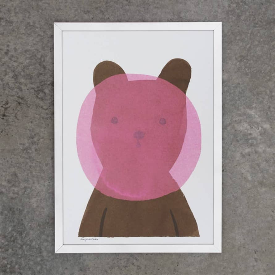 Lisa Jones - Print | Bubblegum Bear