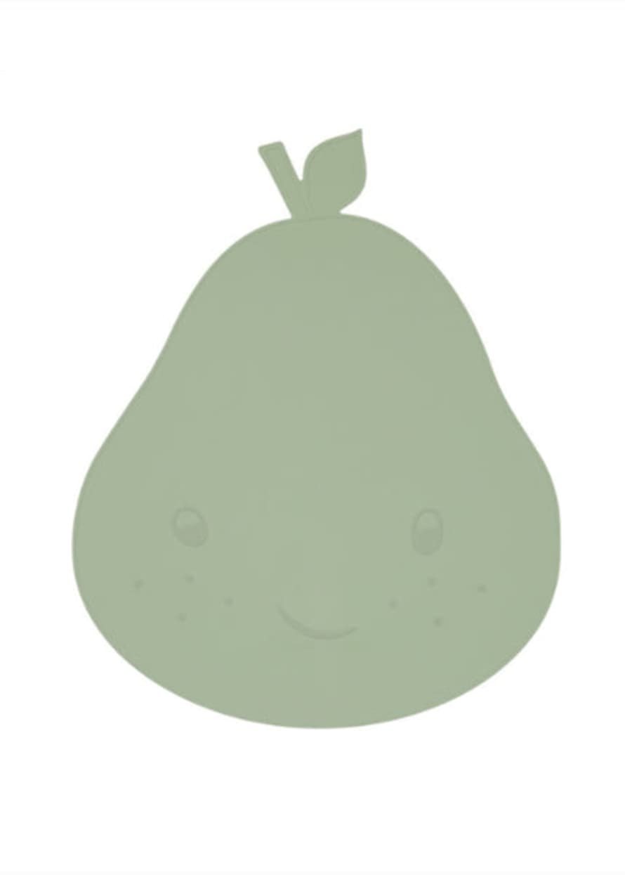 OYOY : Yummy Pear Kid's Placemat - Green