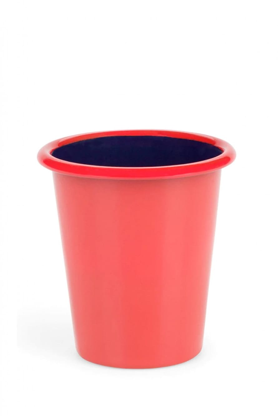 The Home Collection Enamel Tumbler In Chilli Red