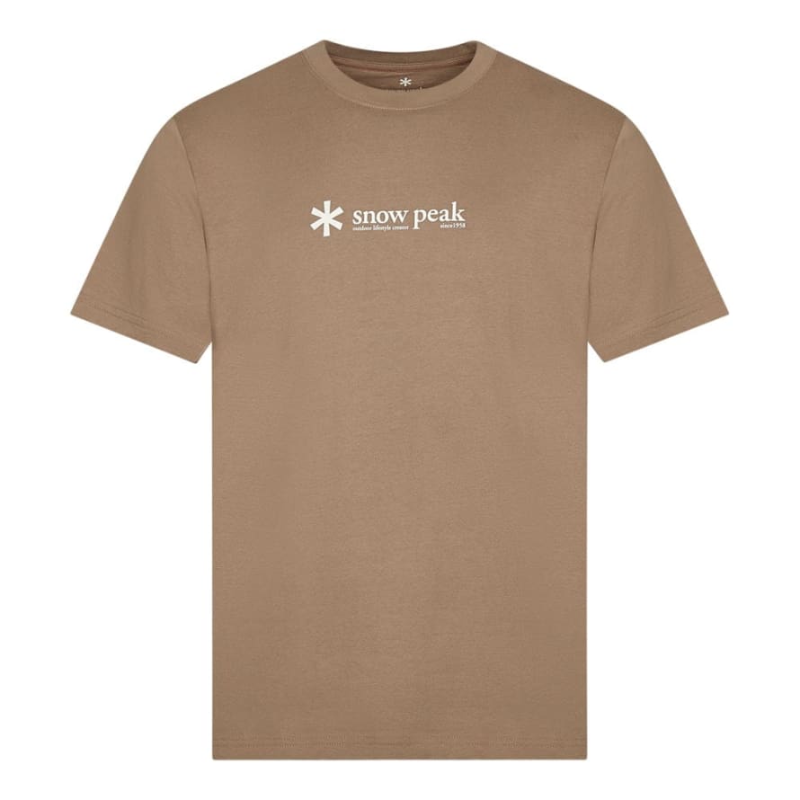 Snow Peak Logo T-shirt - Pro Green