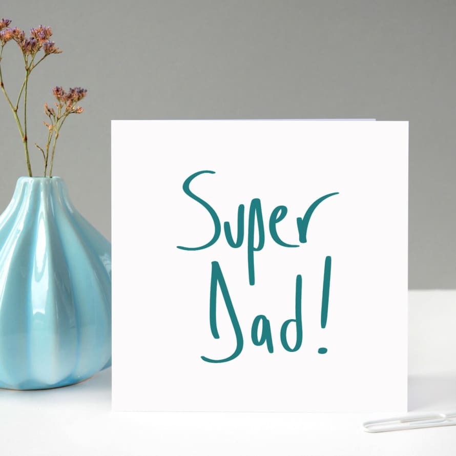Fiona Clabon Super Dad Father's Day Card