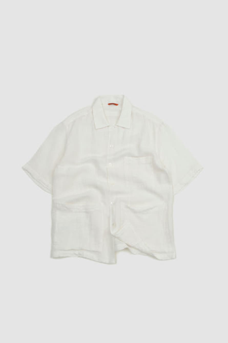 Barena Donde Shirt Net Bianco