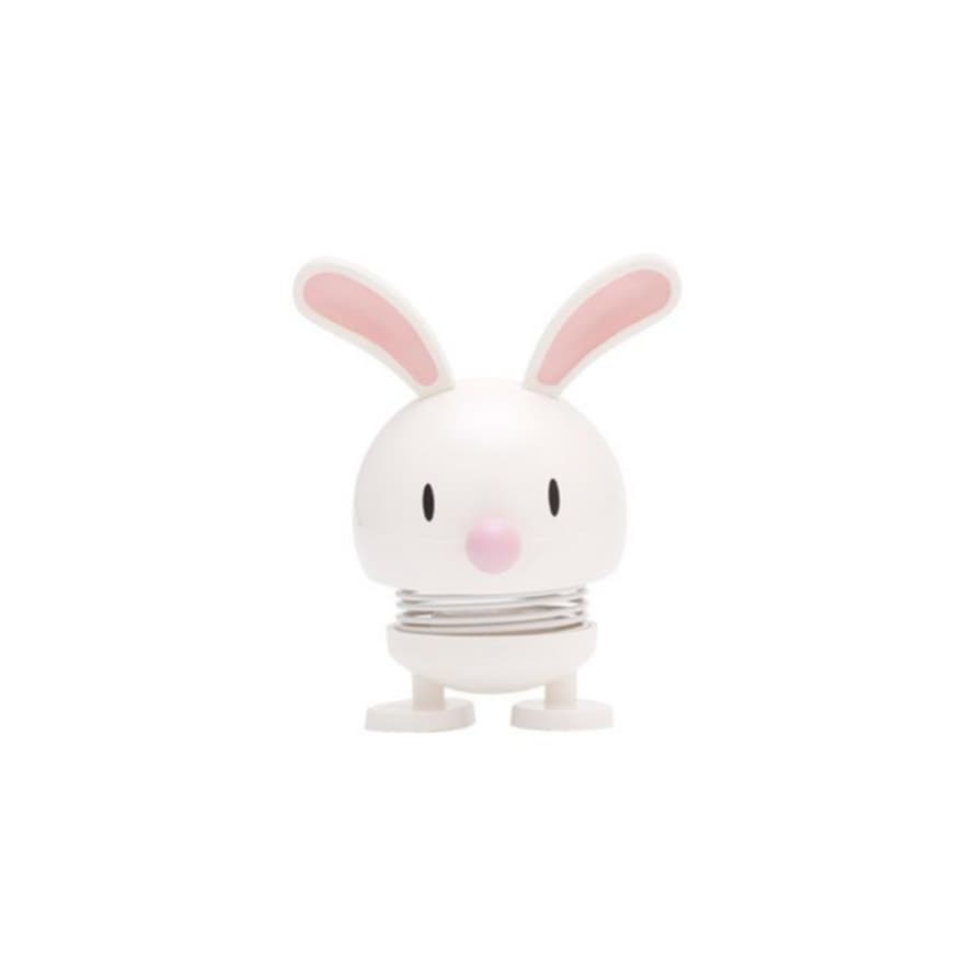 Hoptimist Bunny - White