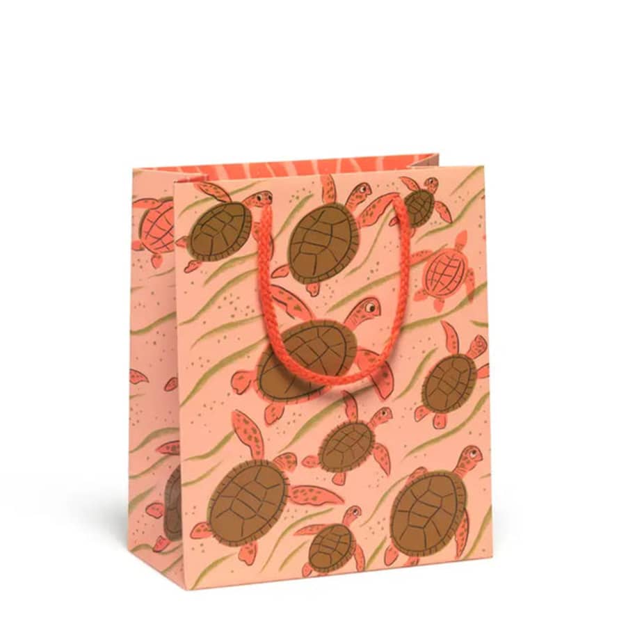 Red Cap Turtle Family Gift Bag