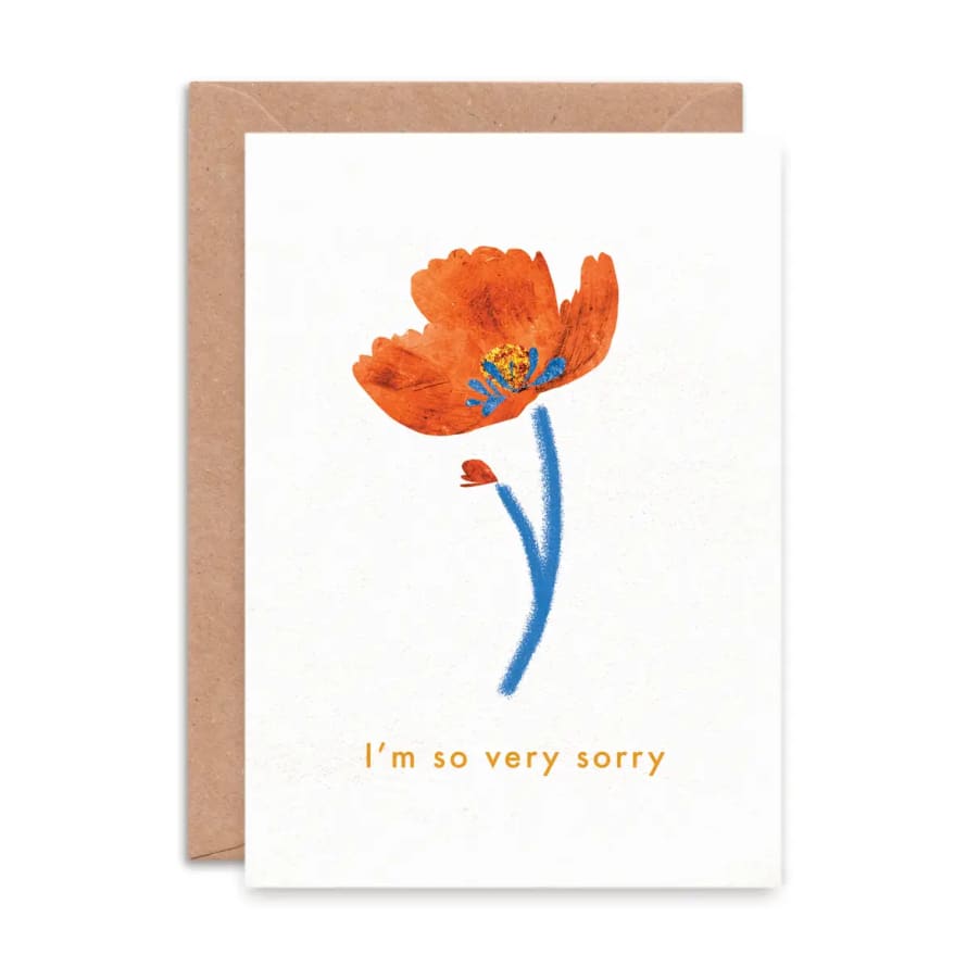 Emily Nash Illustration I’m So Very Sorry Sympathy Greeting Card