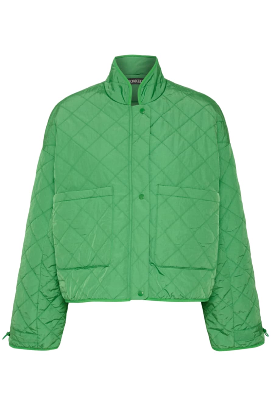 Soaked in Luxury  Medium Green Umina Short Jacket 