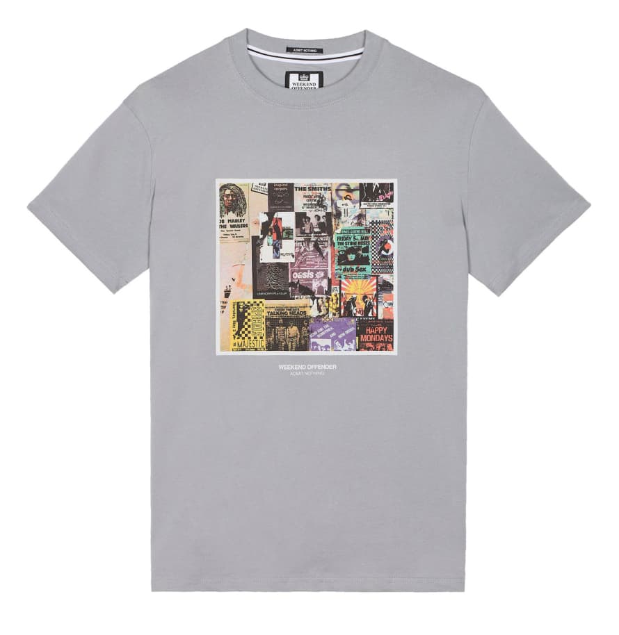 Weekend Offender Posters Short-Sleeved T-Shirt (Smokey Grey)
