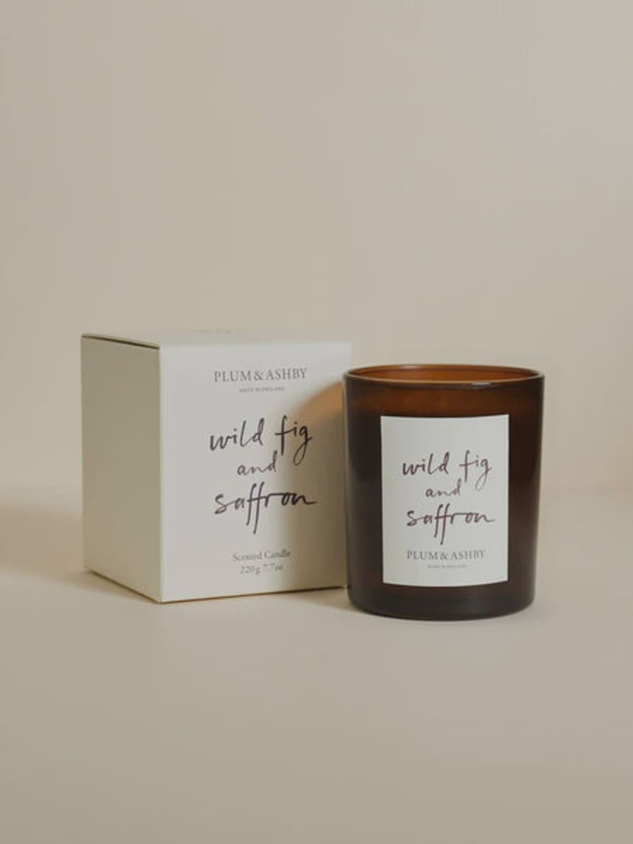 Plum & Ashby  - Wild Fig And Saffron Candle