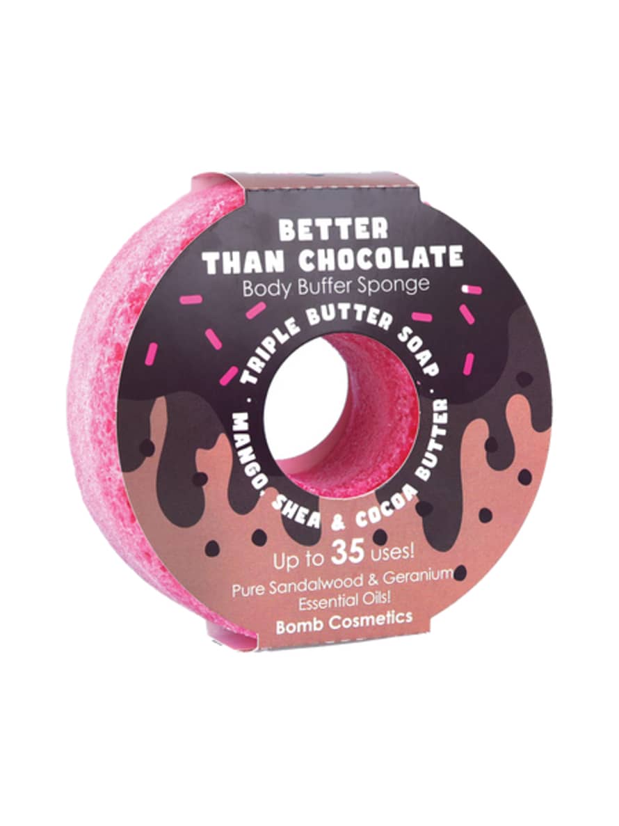 Bomb Cosmetics Better Than Chocolate Donut Body Buffer Sponge