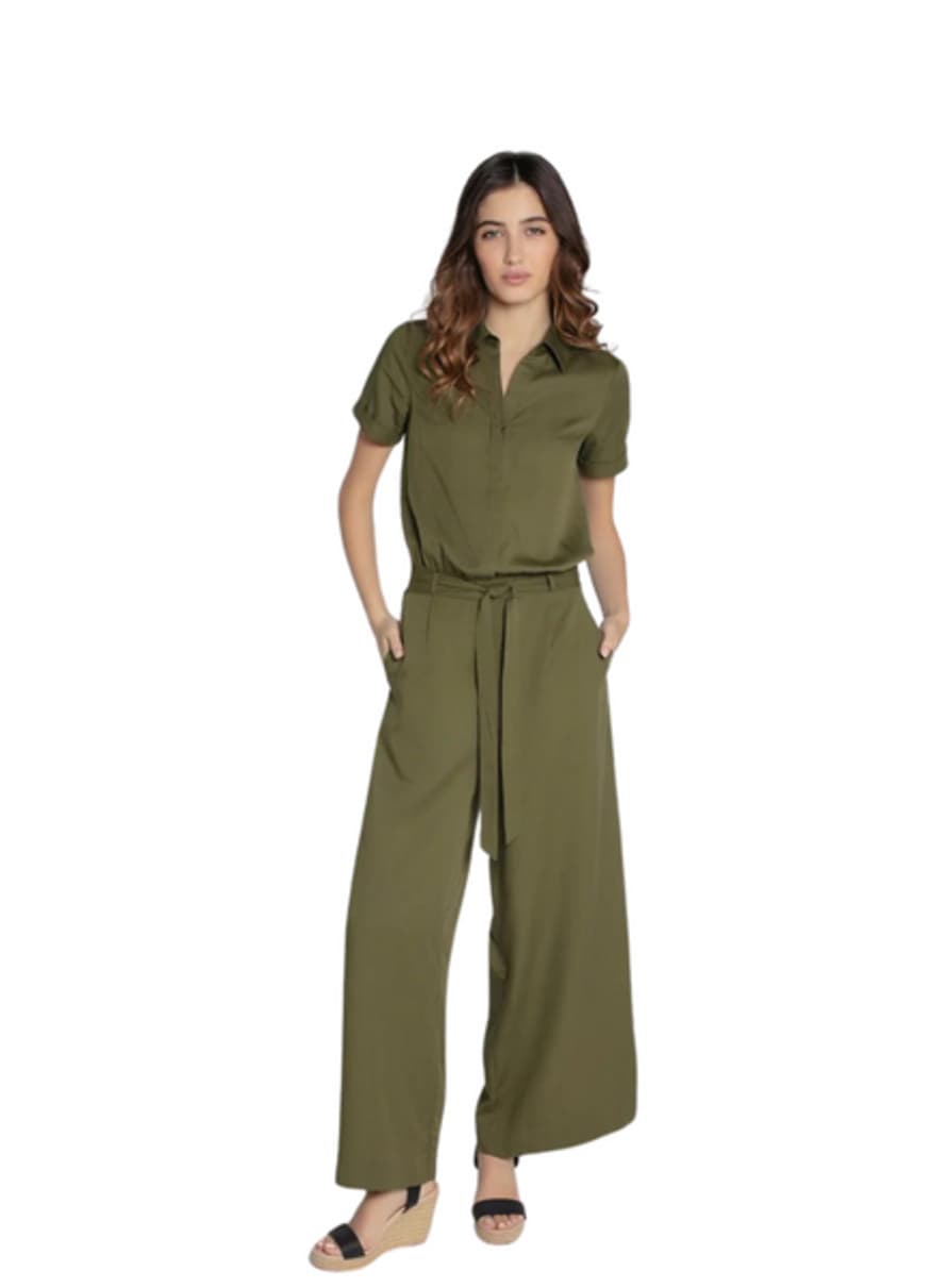 Nooki Design Keeley Jumpsuit In Khaki From
