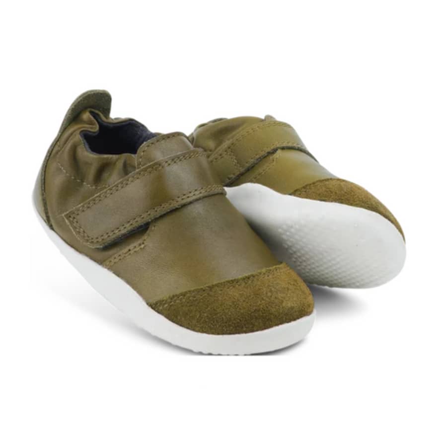 Bobux Xp Marvel - Olive Shoes (with Biobased Material)