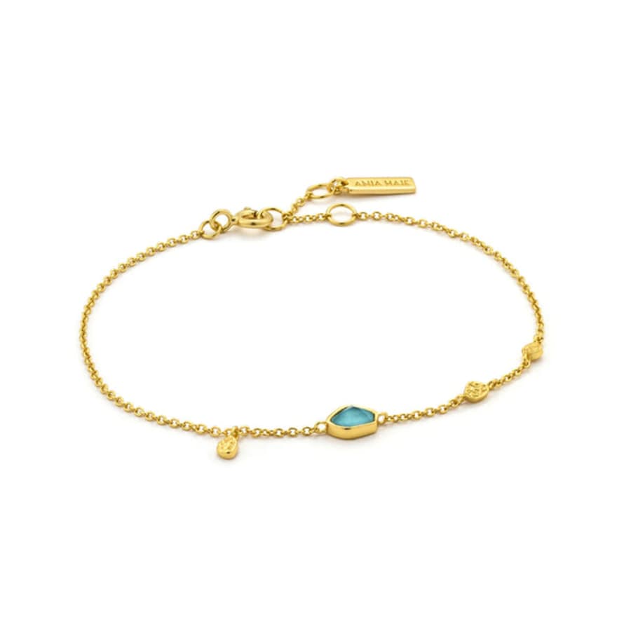 Ania Haie Turquoise Disc Bracelet