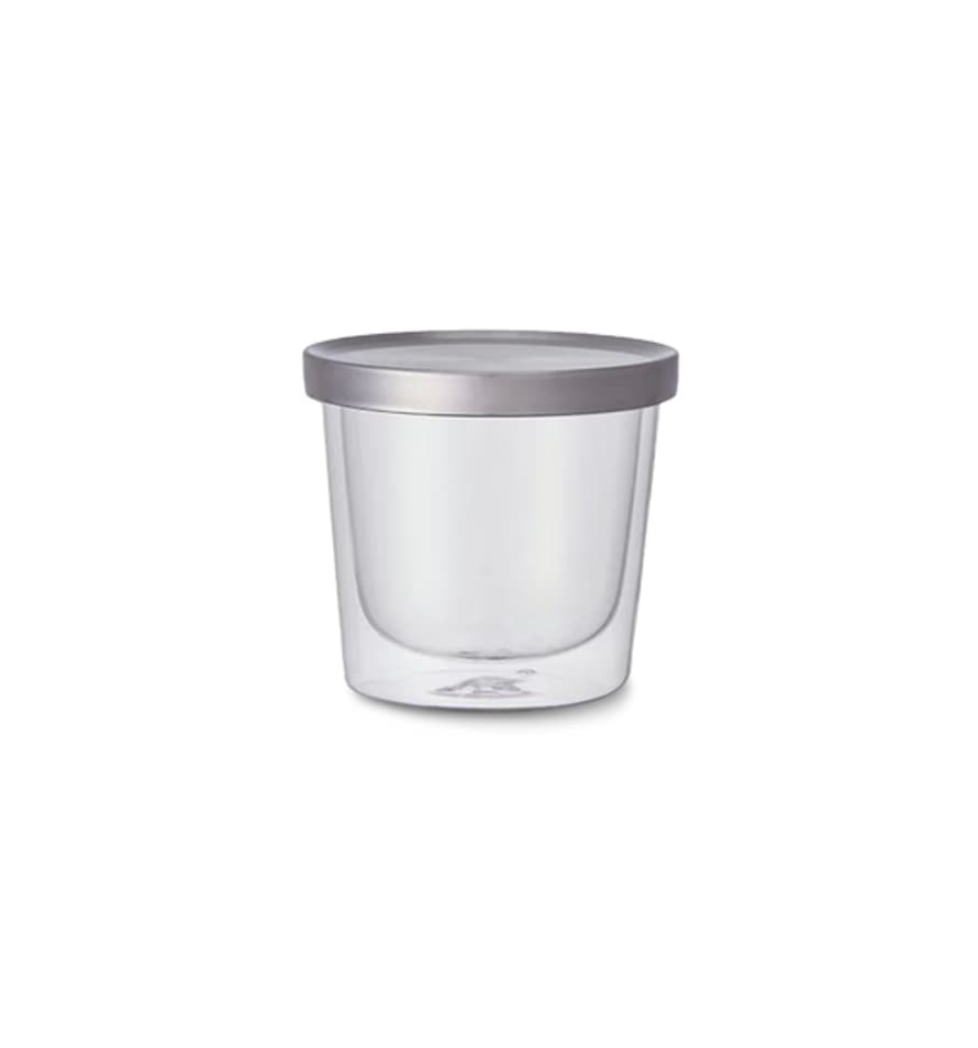 Kinto Glass Cup With Tea Bag Rest Lid 300 Ml