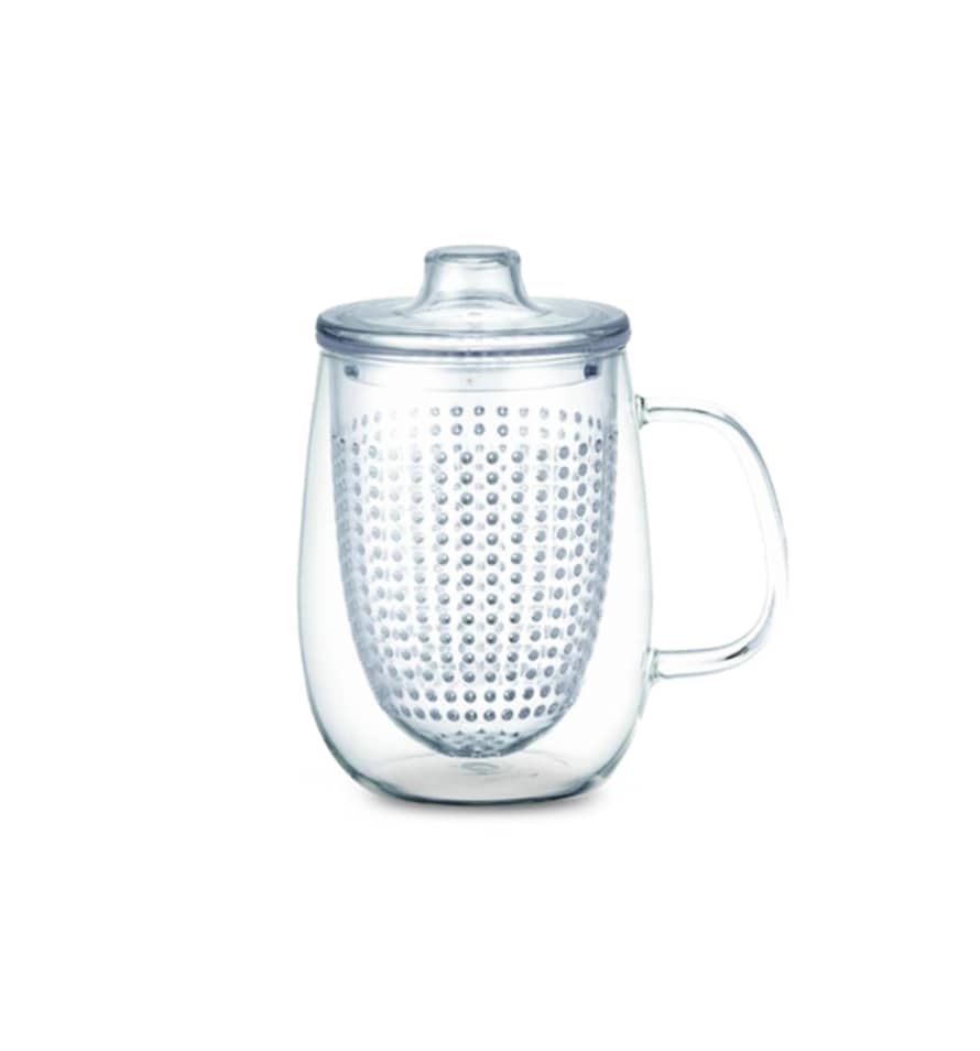 Kinto Unitea Glass Mug With Tea Infuser, Clear 510 Ml