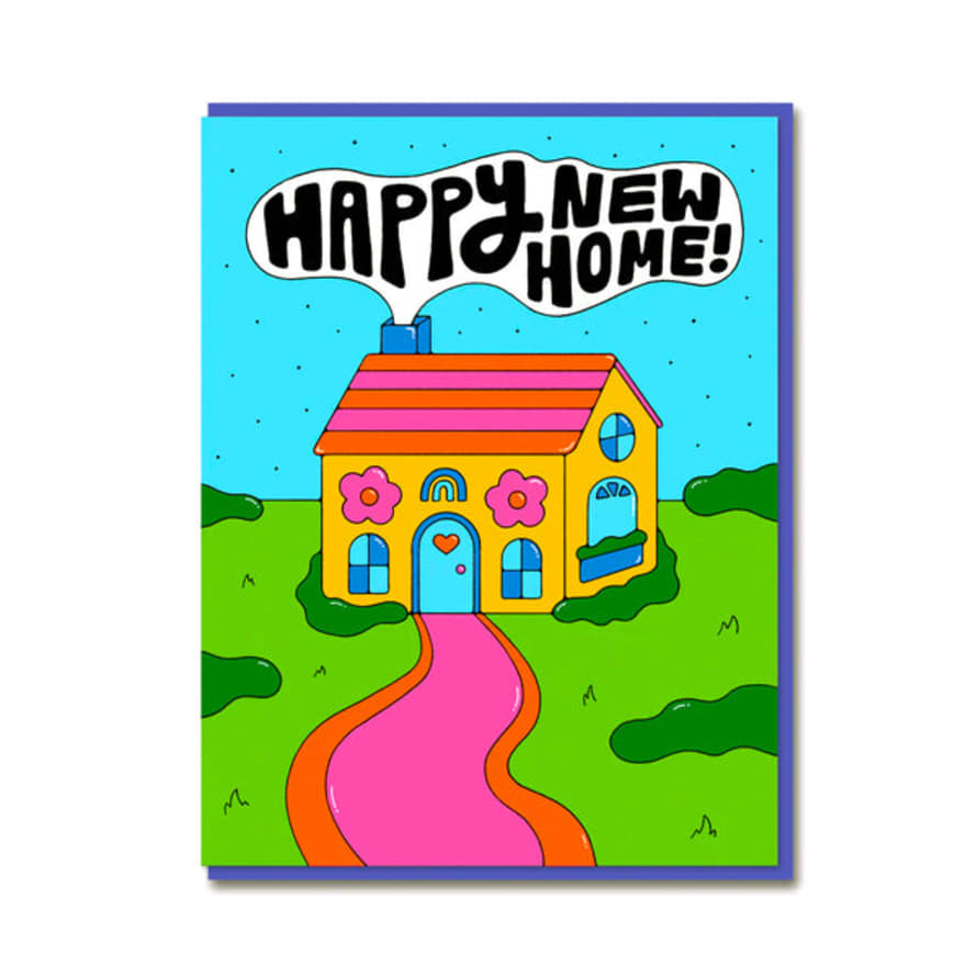 1973 Happy New Home Greetings Card