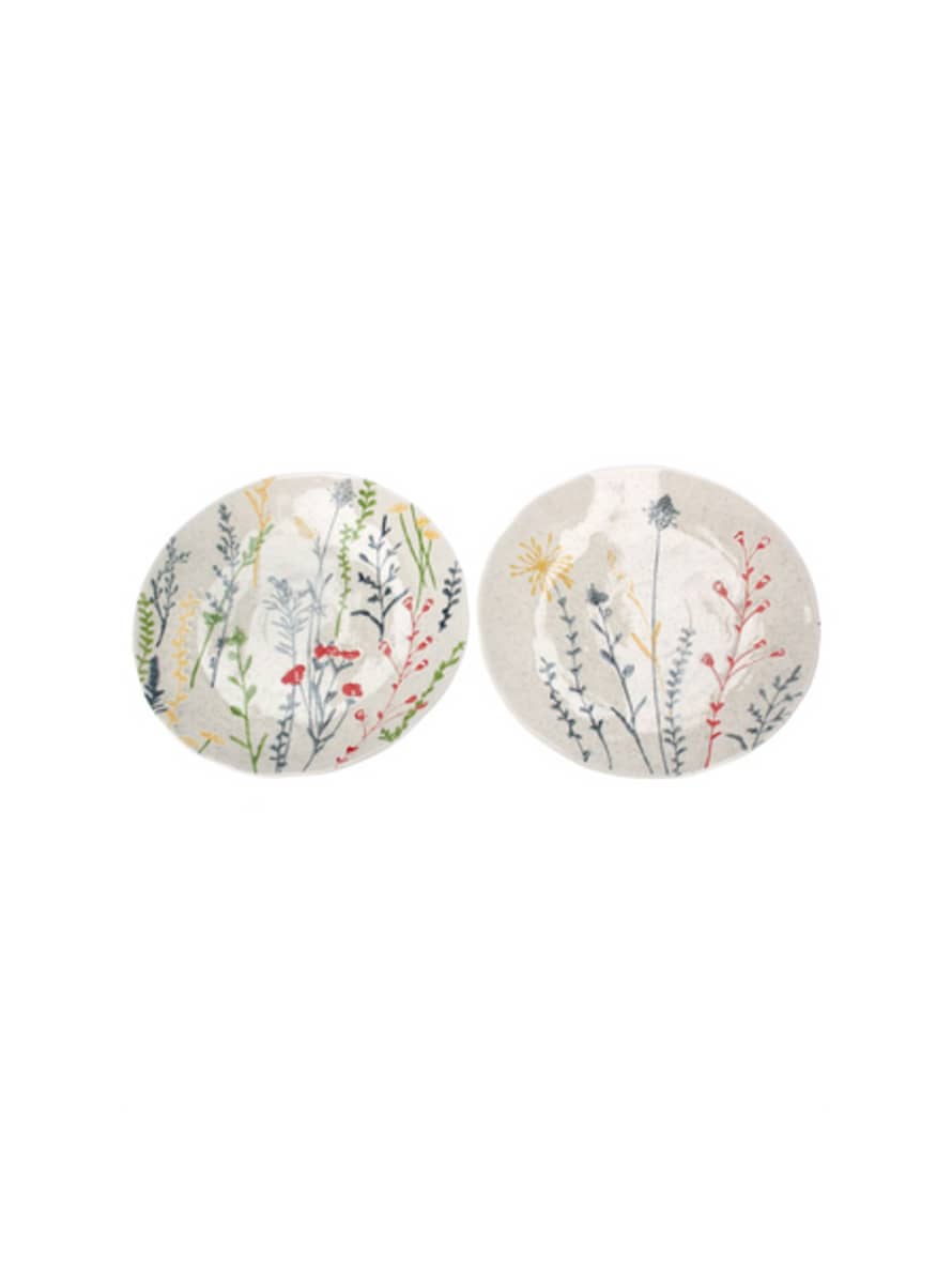 Gisela Graham Meadow Artisan Ceramic Plate - Dandelion
