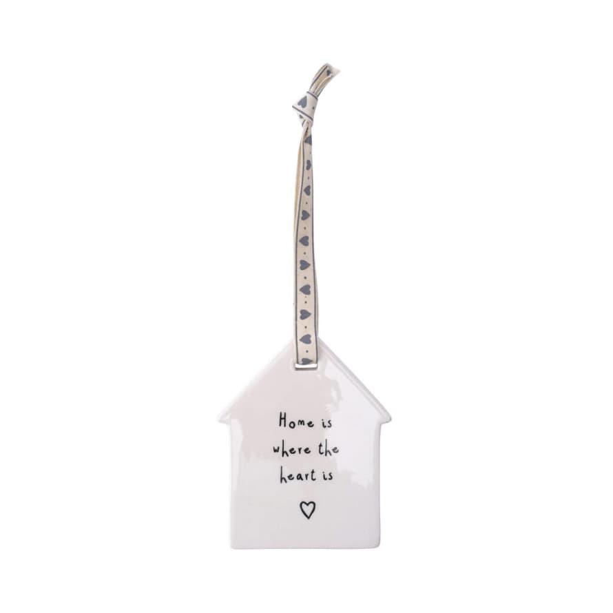 CGB Giftware Home is Where The Heart Is Ceramic Hanging Decoration