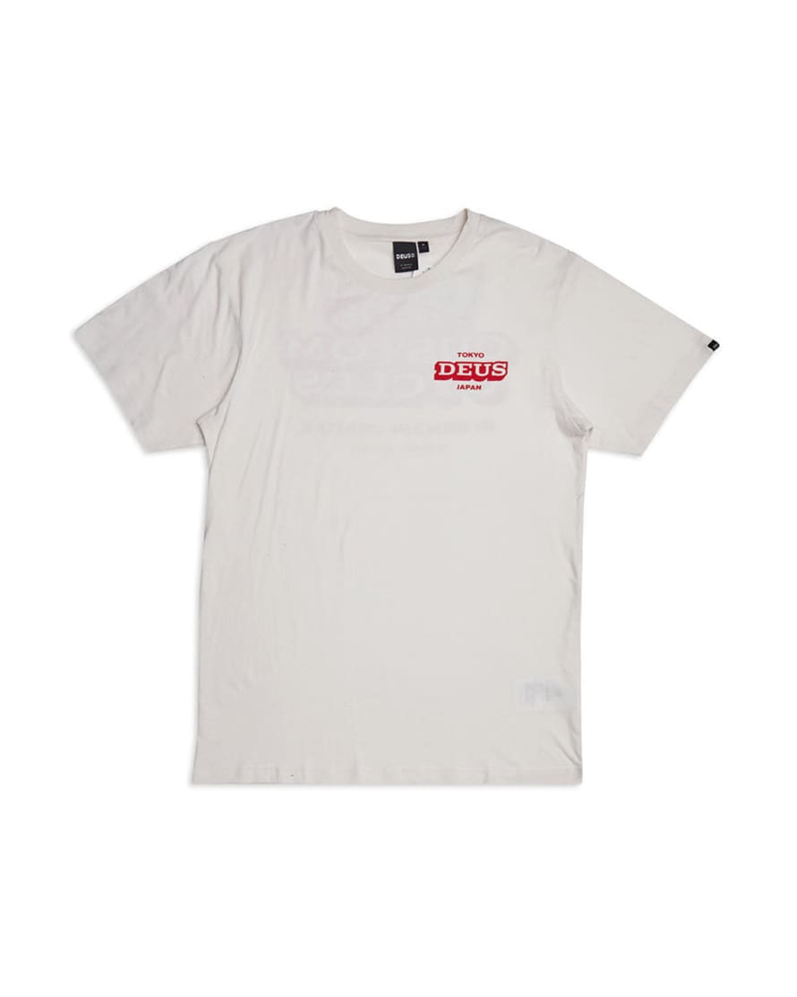 Deus Ex Machina New Redline T-Shirt - Vintage White