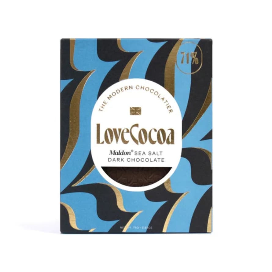 Love Cocoa 75g Dark Sea Salt Bar