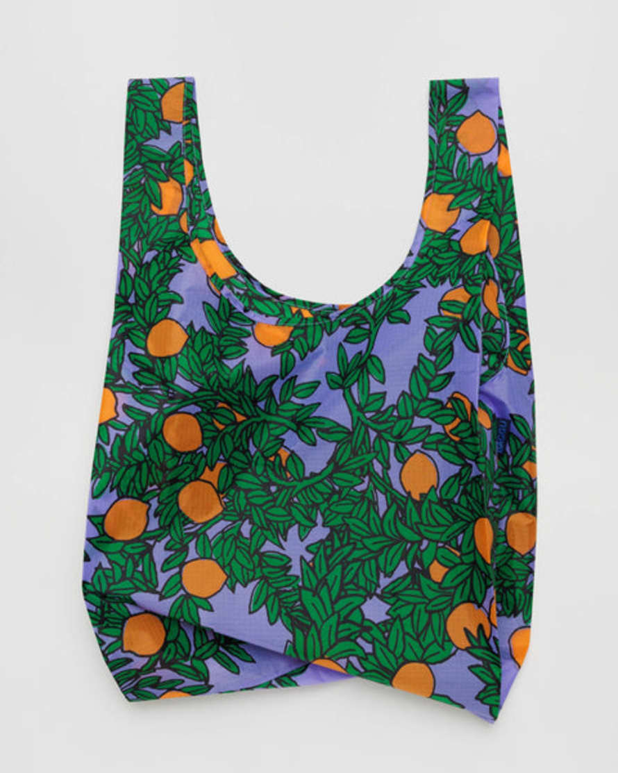 Baggu Reusable Bag - Orange Tree Periwinkle