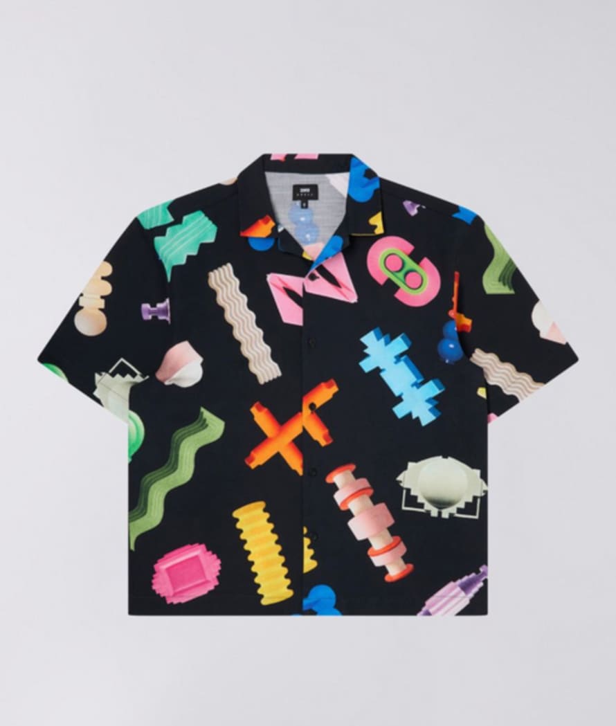 Edwin Modular Shirt Ss Multicolor