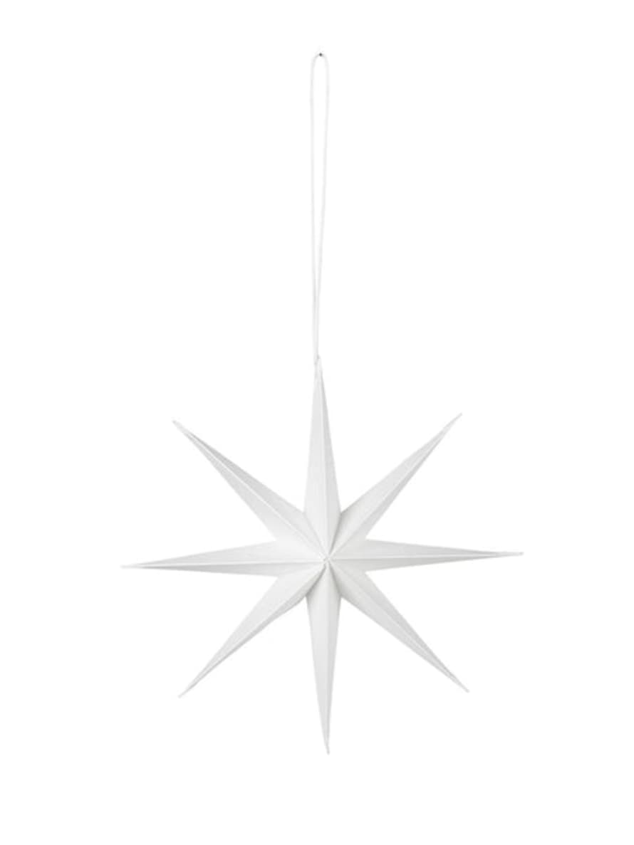 Broste Copenhagen Star Ornament S - White