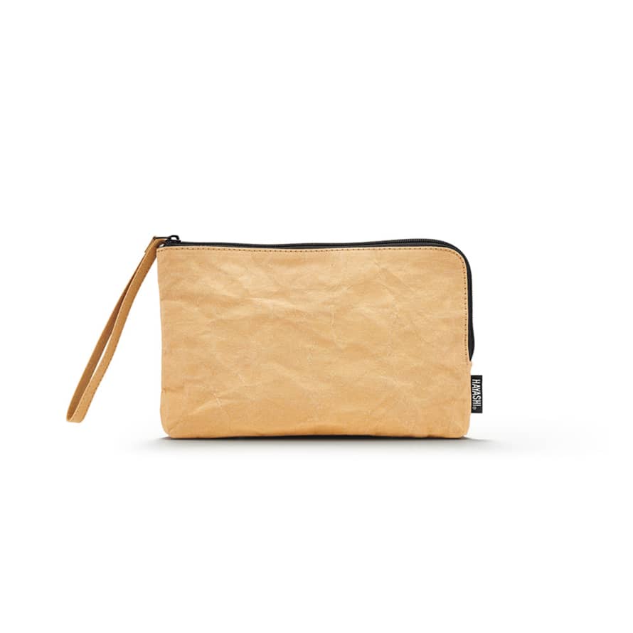 Hayashi Vegan Paper Leather Tidy Pouch in Dust Colour