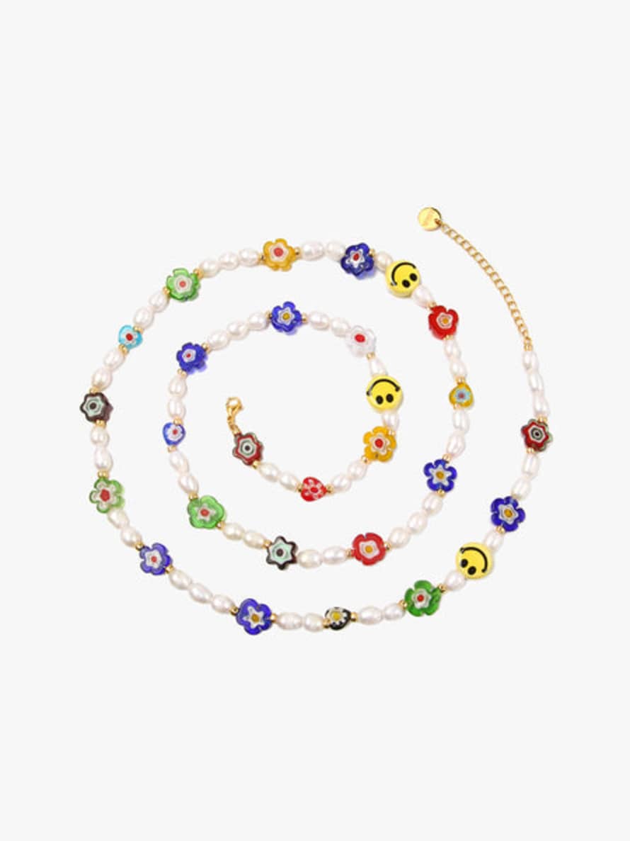 Sui Ava Good Vibes Double Necklace