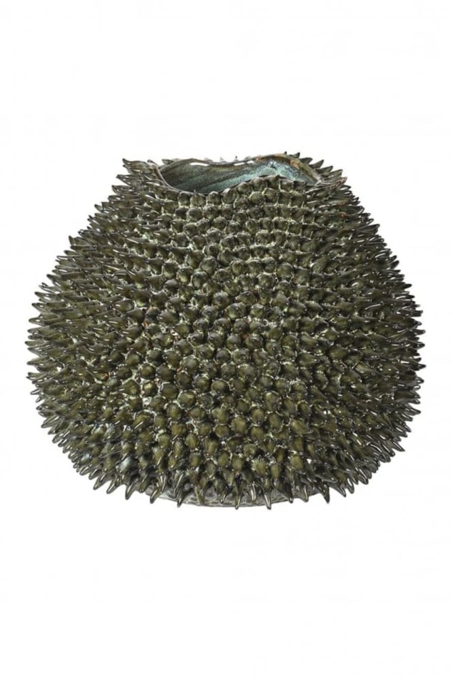 The Home Collection Green Sea Urchin Vase
