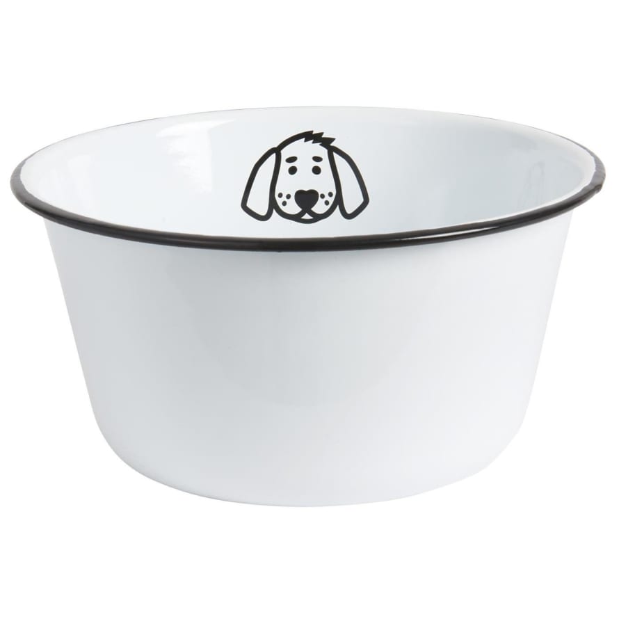 Ib Laursen Bowl for Dog Large Enamel
