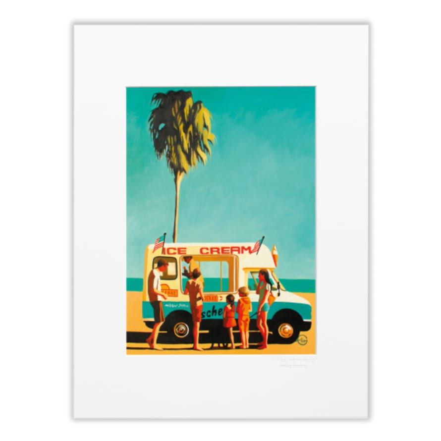 Image Republic 30 x 40cm Framed Emilie Arnoux Ice Cream Truck Print