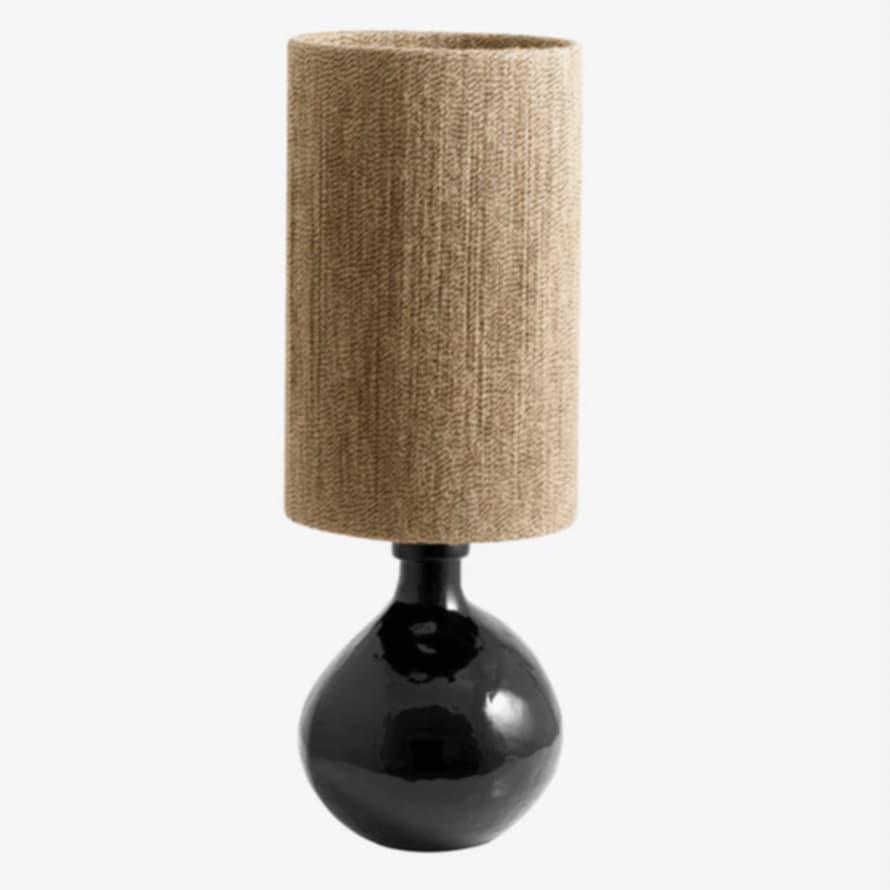 Nordal Braided Shade & Glass Lamp
