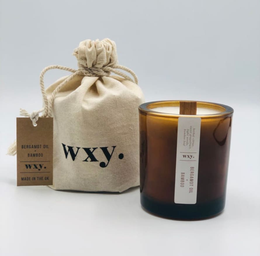 WXY Amber Candle - Bamboo And Bergamot