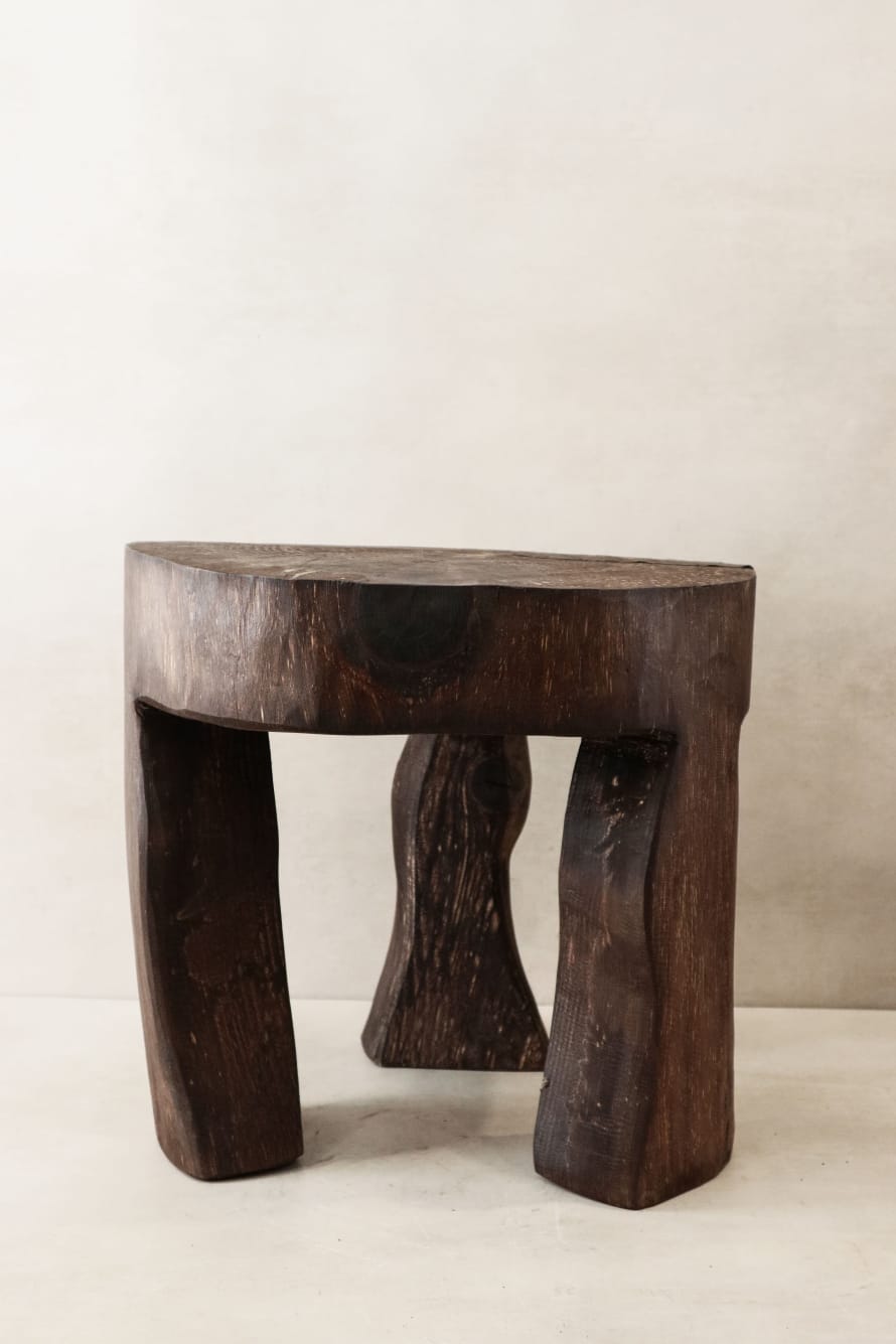 botanicalboysuk Hand Carved Wooden Stool\Side Table - 48.2