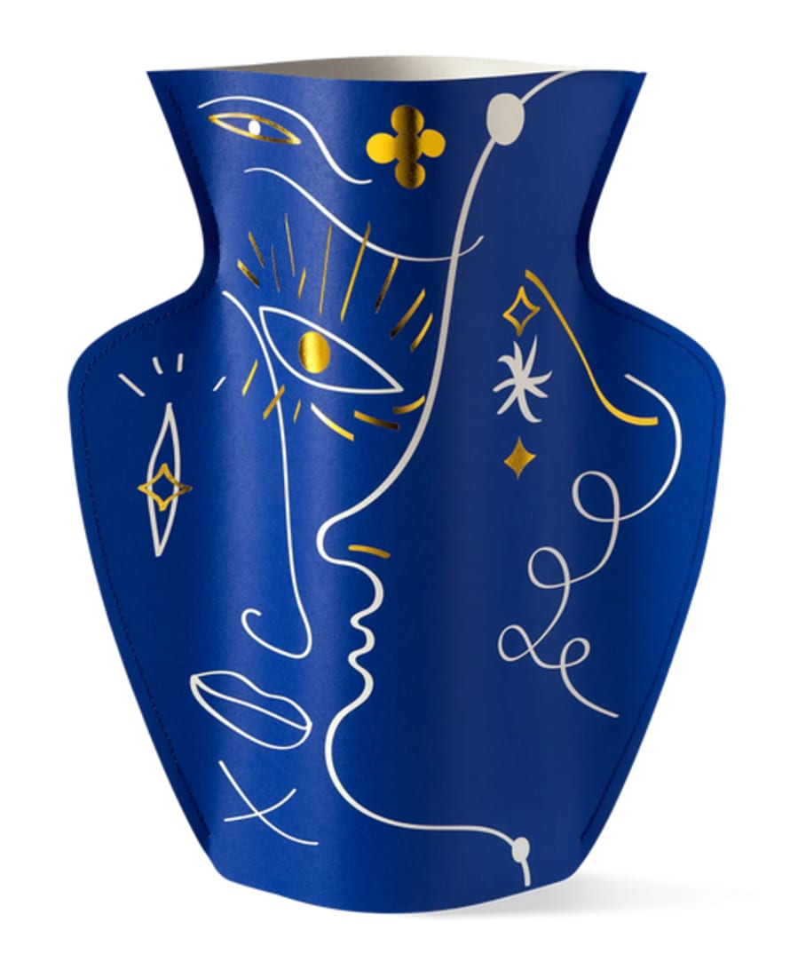 Octaevo Paper Vase Jaime Hayon Blue