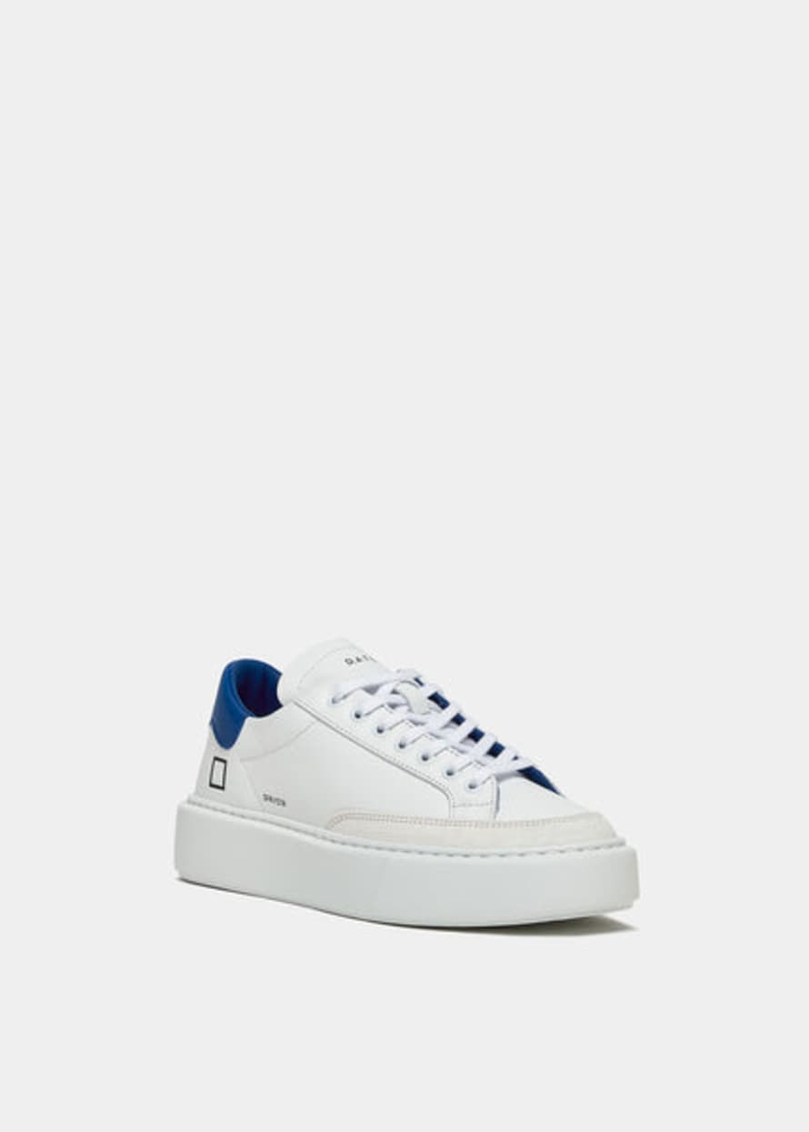 D.A.T.E Sfera Stripe Sneakers - White Bluette