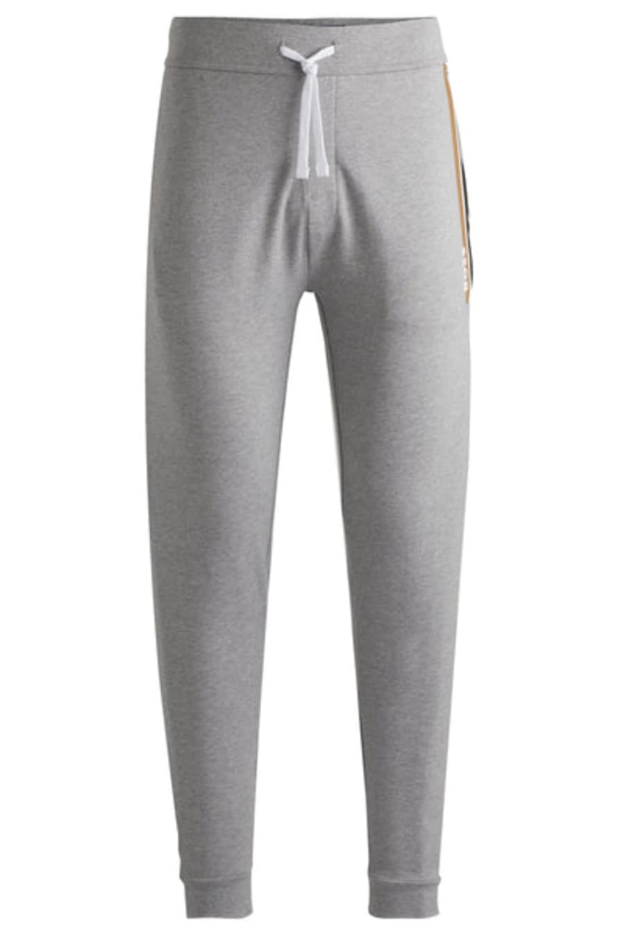 Hugo Boss Authentic Pants Medium Grey Cotton Terry Tracksuit Bottoms 50515161 033