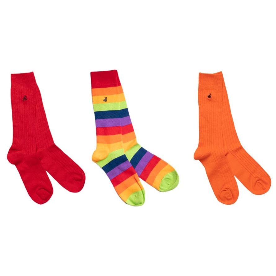 SWOLE PANDA Pride Socks Gift Box