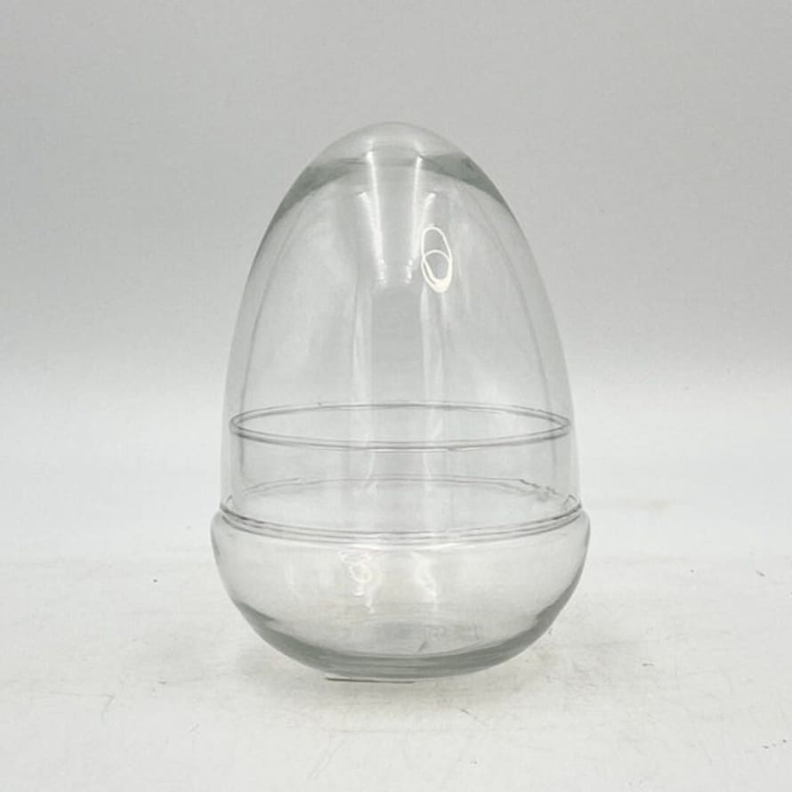 Garden Trading Glass Egg Cloche and Bowl Vessel [Terrarium Supplies]