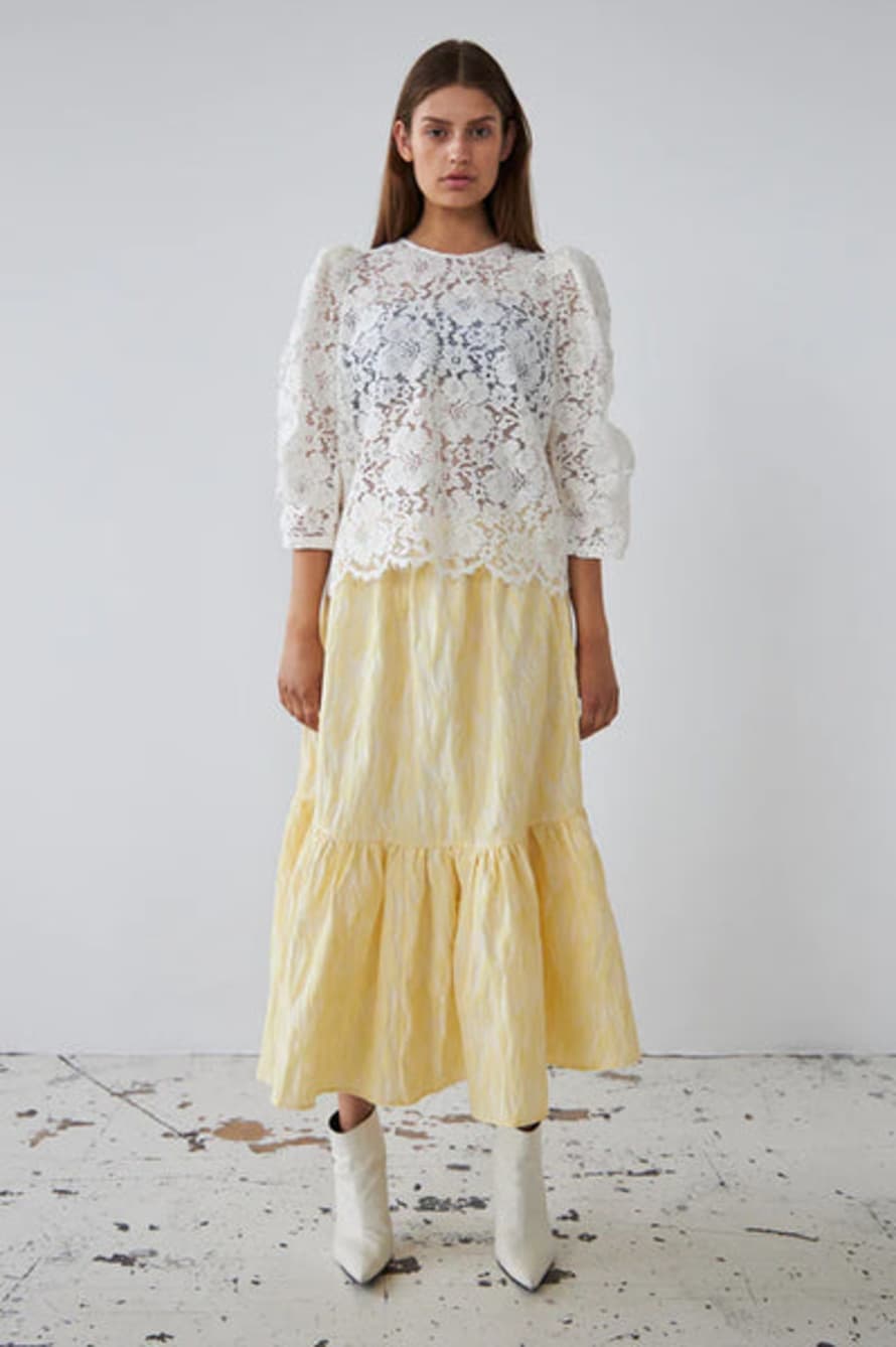 Stella Nova Lace Ecru Blouse