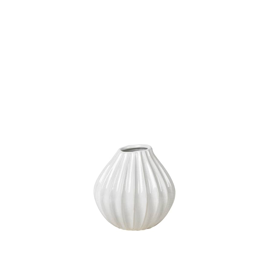 Broste Copenhagen Small Onion Vase Ivory