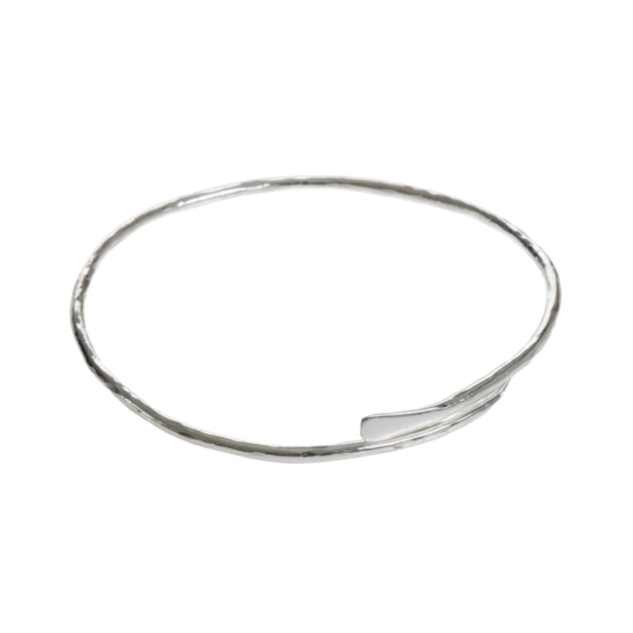 Just Trade  Plated Silver Bangle
