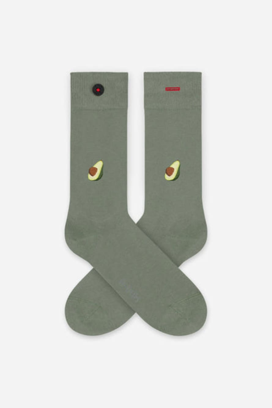 A-dam Green Avocado Socks