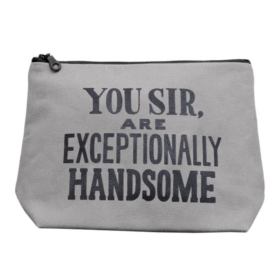 Alphabet Bags "you Sir" Are Exceptionally Handsome Wash Bag