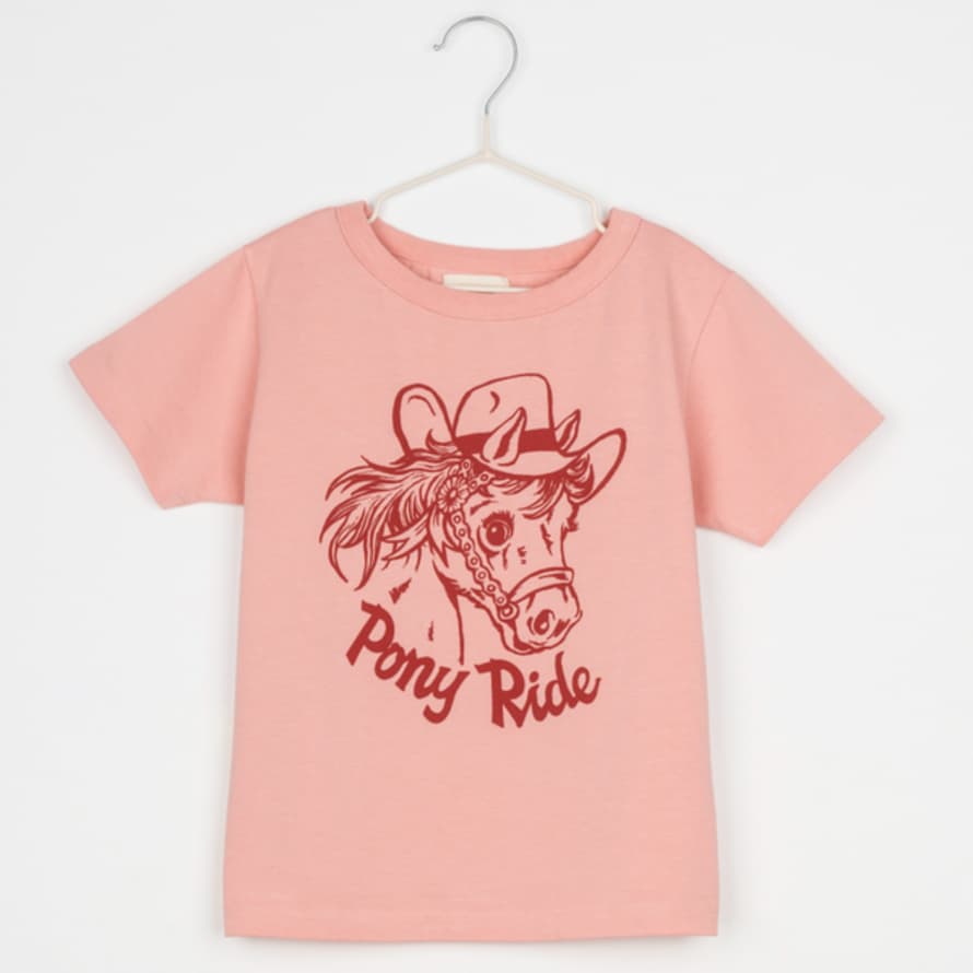 Tom & Boy Pony Ride Pink T-shirt