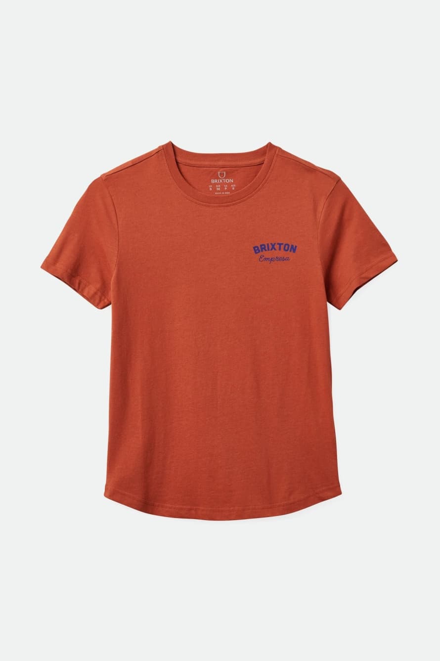 Brixton Terracotta Empresa Fitted Crew T Shirt
