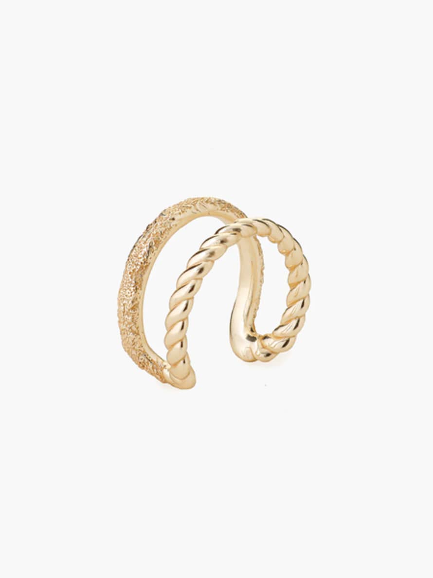 Tutti & Co Braid Ring - Gold