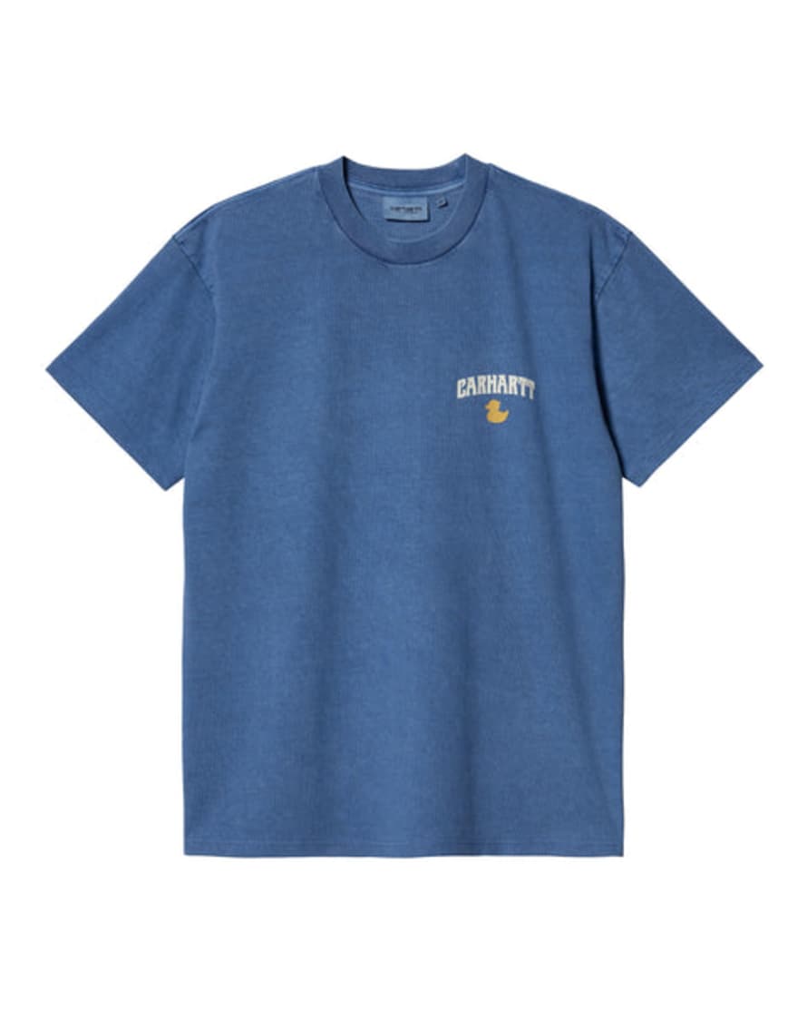Carhartt Camiseta Ss Duckin - Acapulco (garment Dyed)