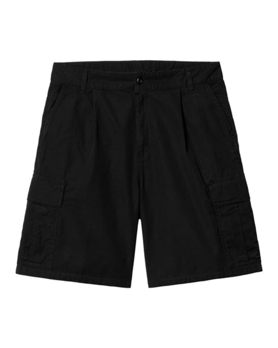 Carhartt Pantalón Short Cole Cargo - Black (rinsed)