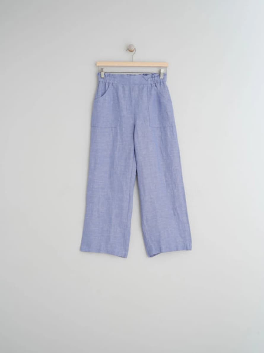Indi & Cold Indi & Cold Danny Crop Pant In Glacial Blue
